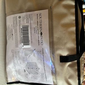 Market umbrella netting 10 by 10 by 8 new never used. Purchased on Amazon